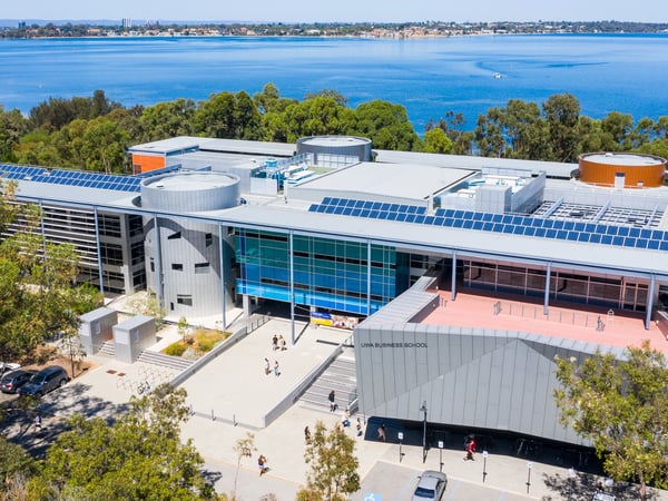 Business School aerial photo