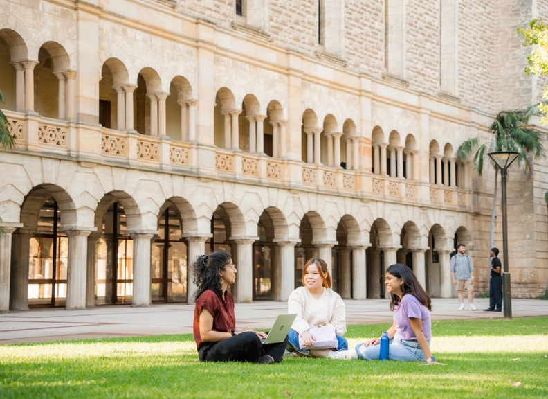 Student relaxing in a short-stay accommodation space
