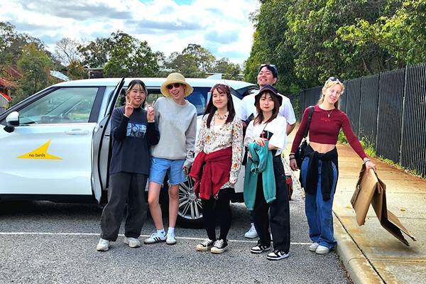 Image of homestay students