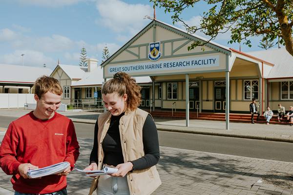 Image of a student at the regional campus